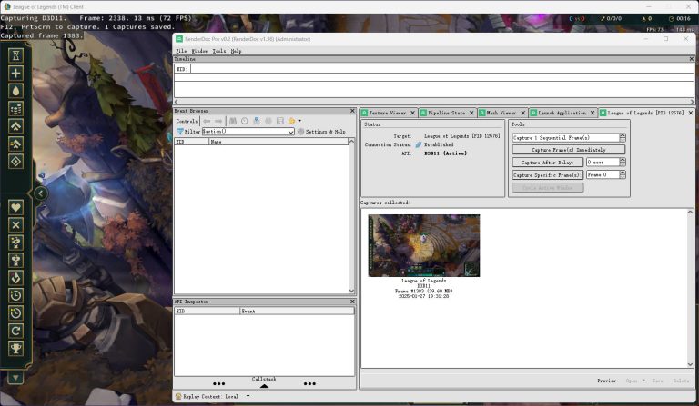 Attach RenderDoc to League of Legends and Valorant – RenderDoc Pro