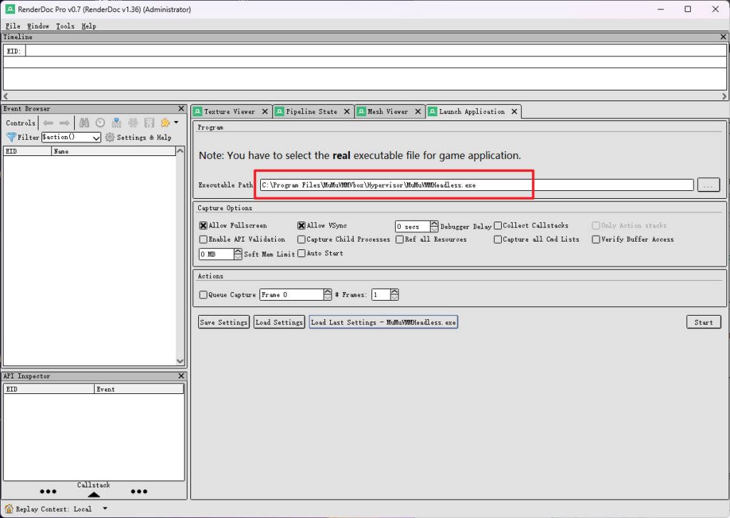 Capture MuMuPlayer Frames with RenderDoc Pro – RenderDoc Pro
